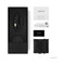 LELO TIANI DUO Dual Stimulation Couples Vibrator With Remote Black in luxurious packaging with accessories.