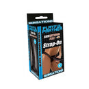 Skinsations Playful Partner 8 Inch Strap On With Harness packaging showcasing the Black Diamond Series.