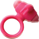 Wet Dreams Bunny Rush Cock Ring in pink with a bunny-shaped stimulator for enhanced pleasure.