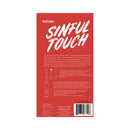 Bliss Sinful Touch Vibrator Pink packaging showcasing features and high-frequency wave technology for stimulation.