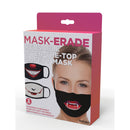 Maskerade Joker Pennywise Vampire Face Masks 3 Pack packaging showcasing playful designs and features.