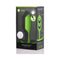b-Vibe Snug Plug 3 Weighted Silicone Anal Plug Lime packaging with a vibrant lime green design.