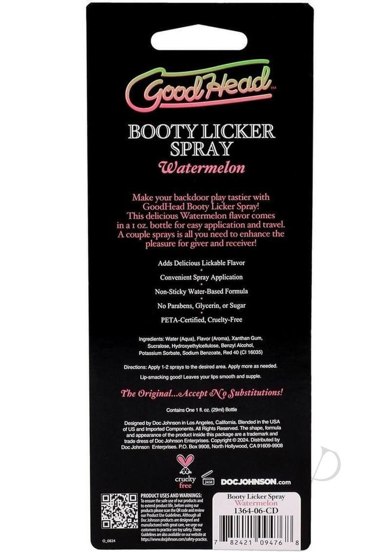 Goodhead Booty Licker Spray Watermel 1oz-3