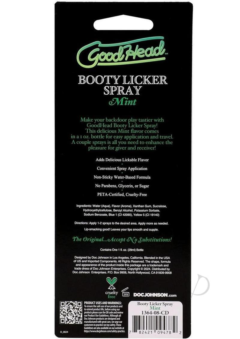 Goodhead Booty Licker Spray Mint 1oz-3