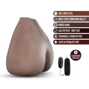 Hot Chocolate Sweet Rose Vibrating Masturbator Chocolate with soft feel and multi-speed vibrations.