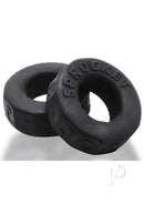 Oxballs Sprocket Stretchy Cock Ring Night Edition Black, soft silicone cock rings for comfort and support.