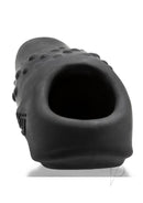 Oxballs Knotter Night Edition Cocksheath Black featuring a smooth bat-shaped shaft and knotted base.