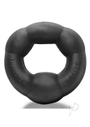 Oxballs Thruster Bulge Lifter Cockring Night Edition Black, super-stretchy cock ring with three rounded humps.