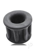 Baller Center Squeeze Ballstretcher Night Edition Black, extra-tall silicone ball stretcher with smooth finish.
