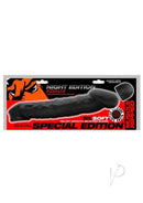 Oxballs Muscle Ripped Slim Cocksheath Night Edition Black package showcasing silky silicone design.