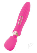 Bodywand Rumble 10 Inch Wand Massager Hot Pink with flexible neck and controls for deep, targeted vibrations.