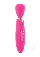 Bodywand Rumble 8 Inch Rechargeable Wand Massager Hot Pink featuring a sleek design and user-friendly controls.