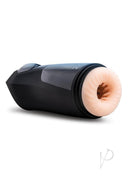 Zolo Lift Off Rechargeable Stroker Black compact device for hands-free male pleasure with thrusting and vibration.