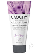 Coochy Shave Cream Floral Haze 0.5 Oz Sampler Tube packaging with floral design and product details.
