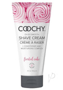 Coochy Shave Cream Frosted Cake 0.5 Oz Sampler Tube in a sleek design with dessert-inspired fragrance.