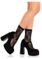 Bow Net Anklets Black O/s-1