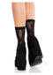 Bow Net Anklets Black O/s-2