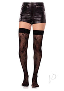 Beetle Net Thigh Highs Black O/s-3