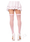 Lace Garter Stripe Thigh Bow Lt Pnk Os-2