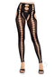 Seamless Opaque Cut Foot Suspend Blk Os-0