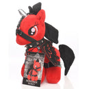 Master Series Bondage Pony Red plush toy with black harness and wings, vibrant red color, collectible design.