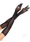 Opera Length Fishnet Gloves Black O/s-1