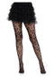 Double Heart Net Tights Black O/s-3