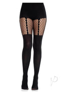 Seamles Opaque Garter Illusion Tight Blk-3