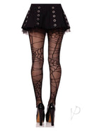 Spiderweb Net Tights Black O/s-2