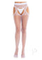 Spandex Sheer Scallop Suspend Hose Wht-3