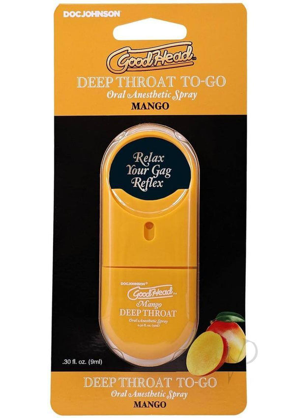 Goodhead Deep Throat Spray To Go Mango-0