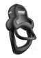 Honey Play Box Anello App Control Cock Ring Black for enhanced intimacy and pleasure with a dual-ring design.