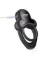 Honey Play Box Anello App Control Cock Ring Black with charging cable for enhanced intimate pleasure.
