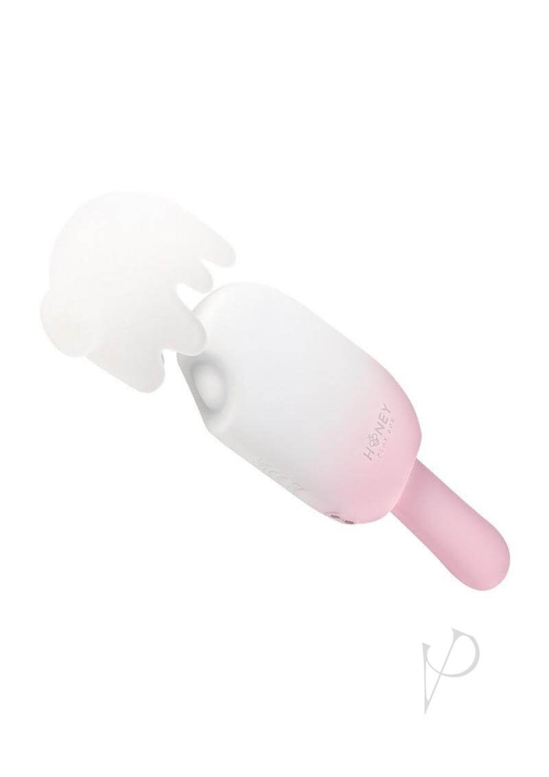 Bite Me Cream Pop Stimulator By Honey Play Box, a playful popsicle-shaped vibrator for unique pleasure experiences.