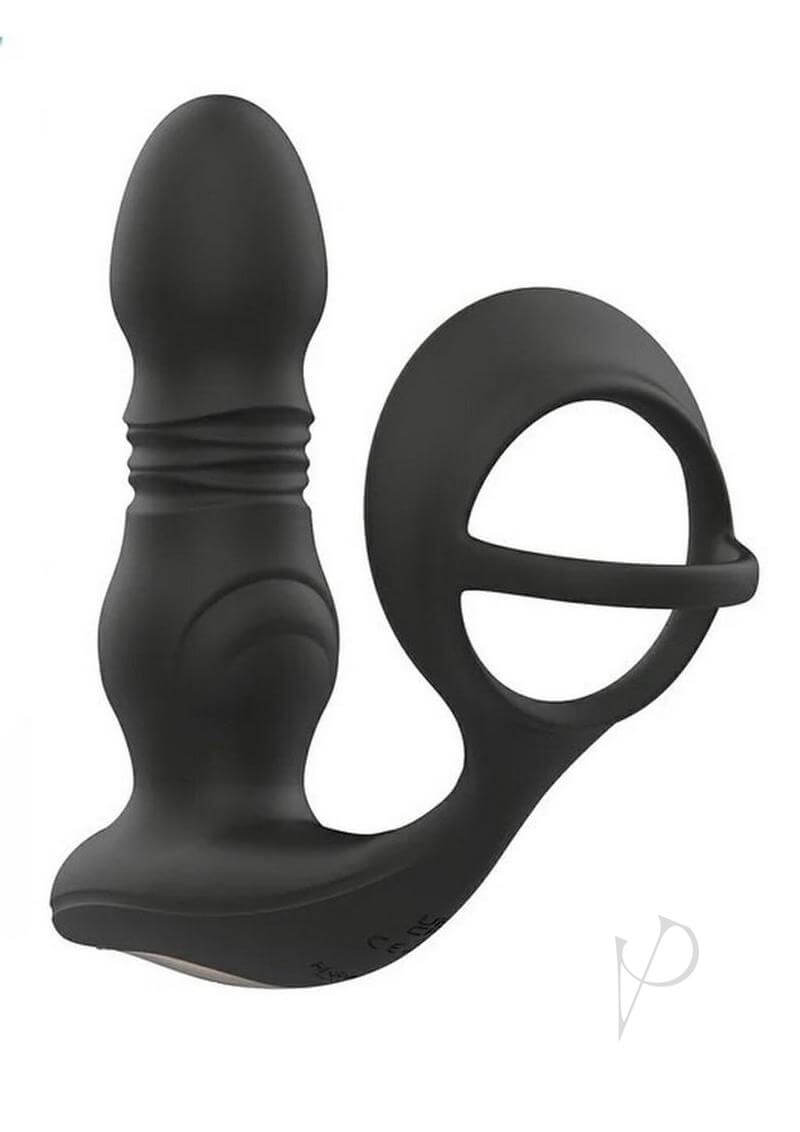 Cyrus App Controlled Thrusting Prostate Massager Black designed for enhanced pleasure and comfort.