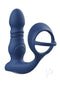 Cyrus App Controlled Thrusting Prostate Massager Blue featuring a sleek design with anal teaser and cock ring.