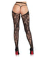 Eyelt Rse Chrtchlss Tight Opn Bck Blk Os-2