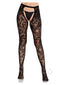 Eyelt Rse Chrtchlss Tight Opn Bck Blk Os-3