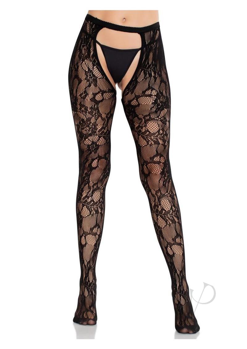 Eyelt Rse Chrtchlss Tight Opn Bck Blk Os-3