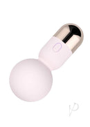 Pokewan Mini Wand Massager Pink by Honey Play Box, a discreet pocket-sized vibrator for travel.