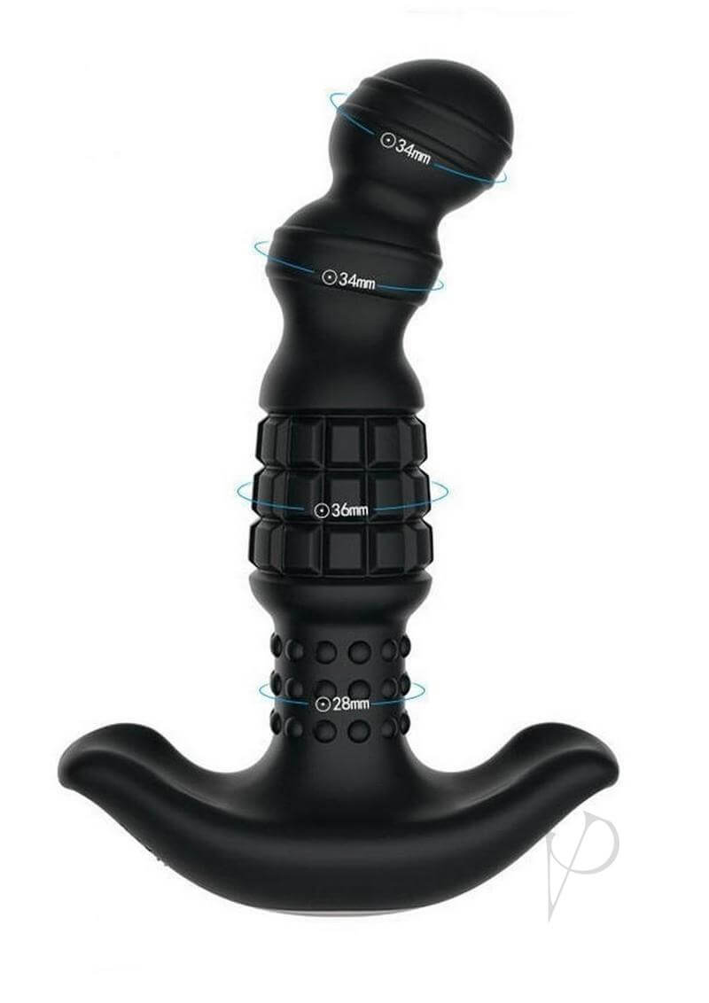 Pineapple Man Remote Anal Vibrator and Prostate Massager with unique rolling bead technology for intense stimulation.