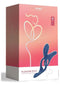 Pleasure Pivot App Controlled Couples Vibrator Blue product packaging showcasing innovative design and features.