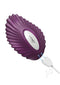 Pearl App Controlled Panty Vibrator Purple by Honey Play Box, shell-shaped vibrating device for enhanced pleasure.