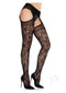 Scllpd Crss Flrl Suspend Hose Blk Os-1