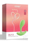 Oly 2 App Enabled Wearable Vibrator Green by Honey Play Box packaging with product illustration.