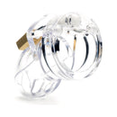 CB-X Mr Stubb Clear Male Chastity Cage for sensual restraint and extended wear.