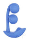 Melody Weareable Dual Vibrator Blue by Honey Play Box, innovative dual vibrator for discreet pleasure.