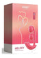 Melody Wearable Dual Vibrator by Honey Play Box packaging design featuring sleek, discreet contours for pleasure.