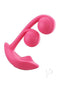 Melody Wearable Dual Vibrator by Honey Play Box in vibrant pink, designed for hands-free pleasure and discreet use.