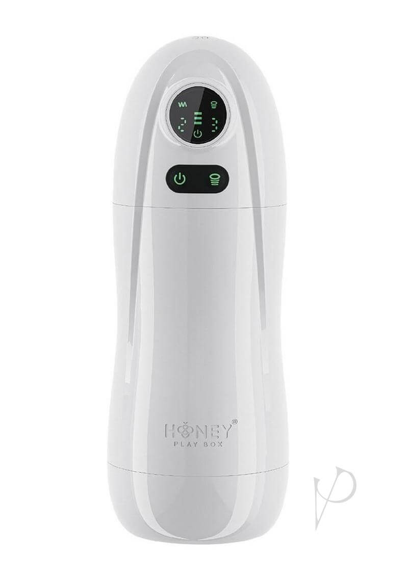 Kai 2 Suction and Vibration Male Masturbator Honey Play Box - sleek design with intuitive controls.